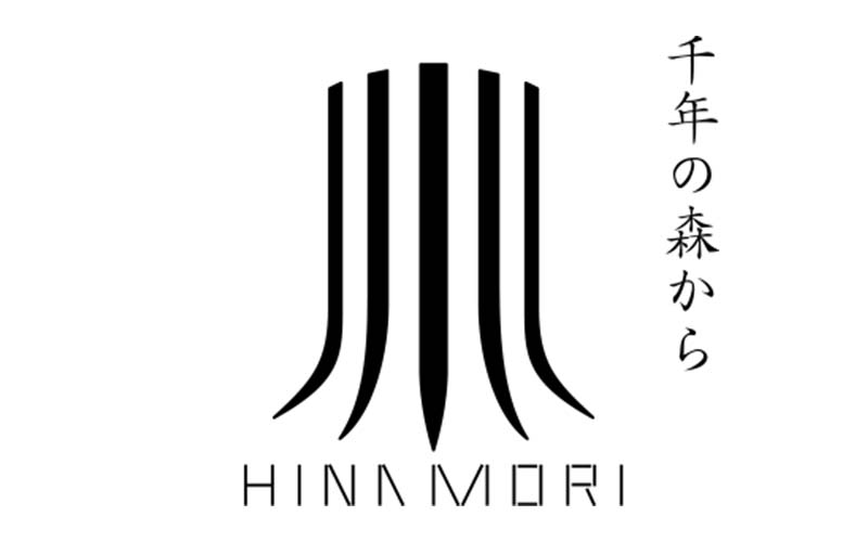 ひなもり銘木 logo